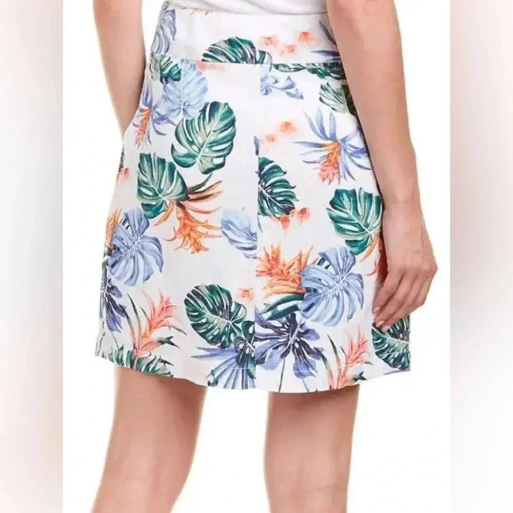 Tommy Bahama | Linen Tropical Print Skirt